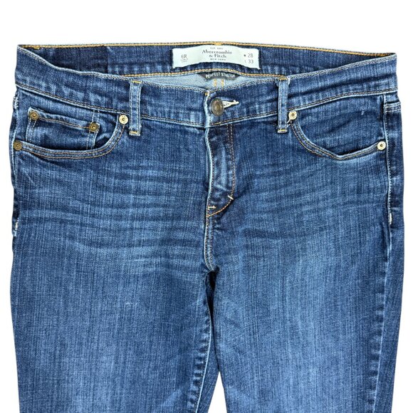 EUC Women's ABERCROMBIE & FITCH Erin Slim Perfect Stretch Jeans | Size 28/6R - Picture 4 of 10